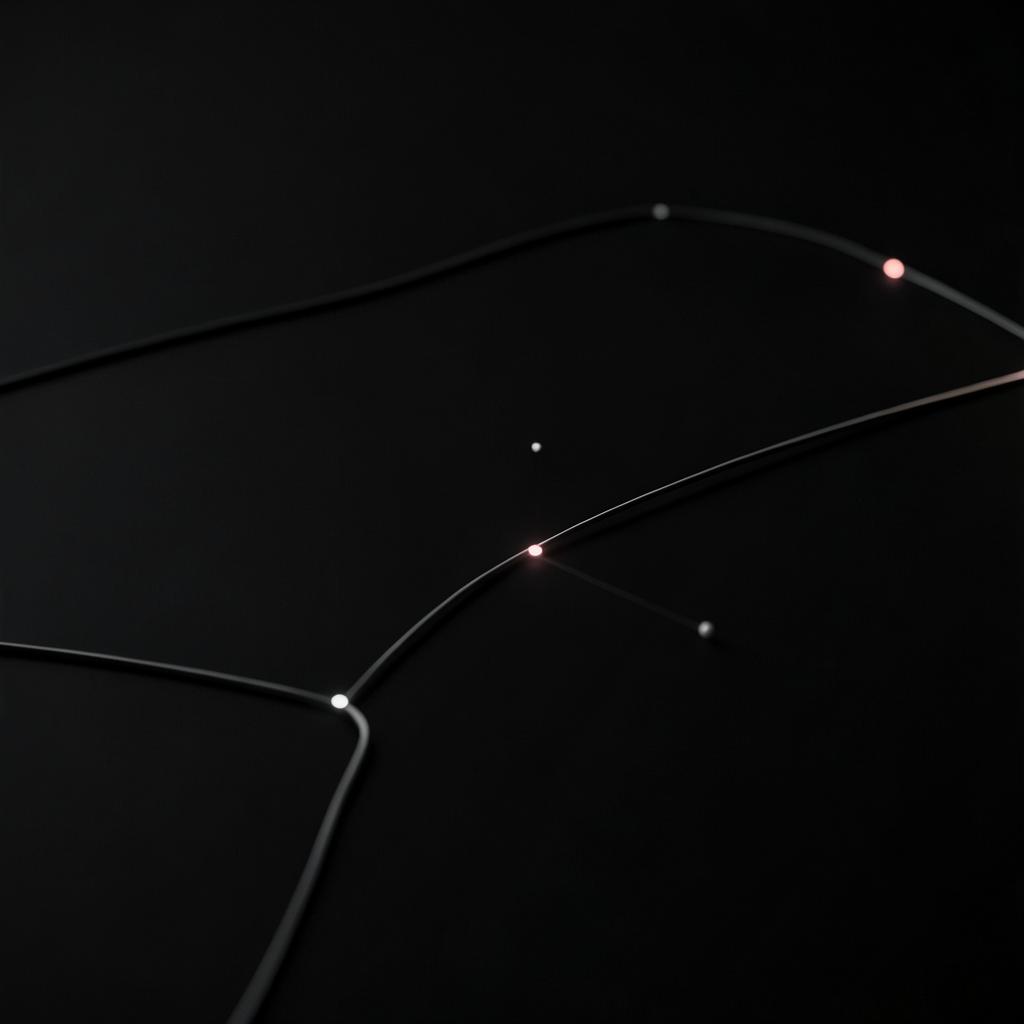AI strategy network with connected decision nodes